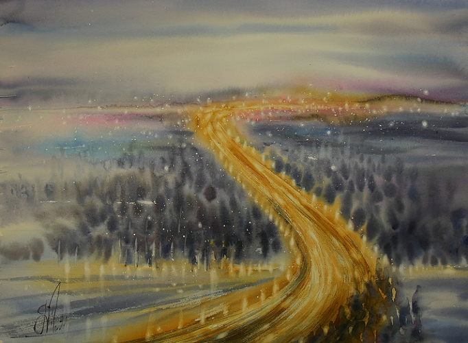 Расправив крылья